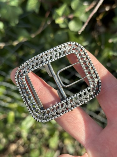 Boucle ceinture argent - boucle,