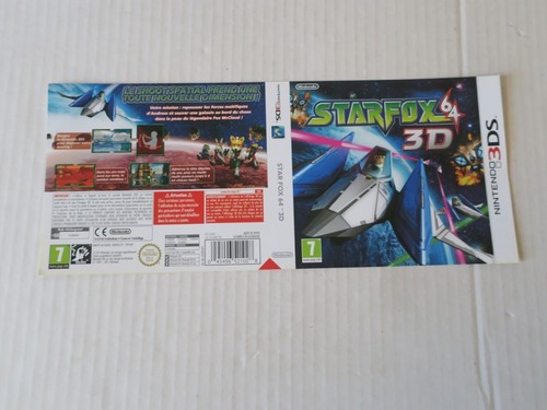 Jaquette jeu starfox 3d - jaquette, du