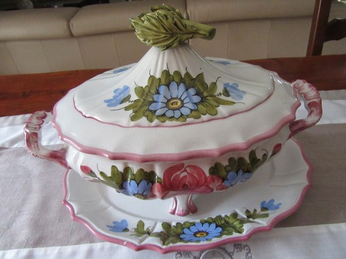Soupiere decorative avec - soupiere,