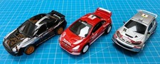 lot de 3 voitures Carrera GO 1/43 slot car (subaru et peugeot)