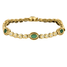 Bracelet jaune diamants - en,