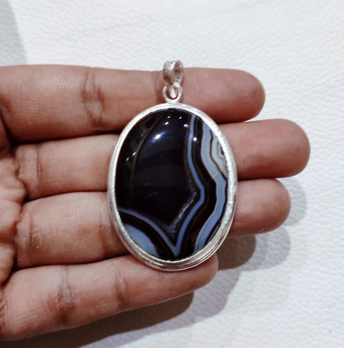 Incroyable pendentif agate - en,