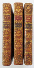 Ravanne Page du Régent Mémoires 1751 3 volumes