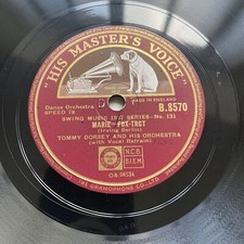 78 rpm TOMMY DORSEY - Marie - I`ve got a note - HMV B 8570