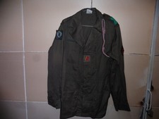 Lot 4 - Veste courte treillis Kaki  avec insignes. taille 96 L - Armée Française