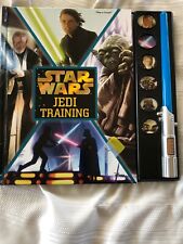 STAR WARS JEDI TRAINING Book, Battery Operated Sound & Light, by Lucasfilm, 2015