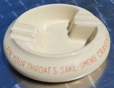 Cendrier publicitaire Craven A en porcelaine - Royaume-Uni 1940's