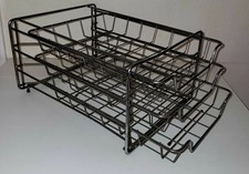 Rare Magnifique Casier  Art Deco métal locker 70' Industriel Document Holder