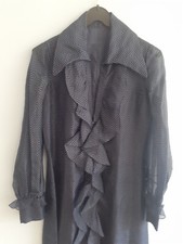 ROBE VINTAGE ORGANZA SOIE 38