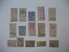 Lot de timbres taxes  Fiscaux à voir 12