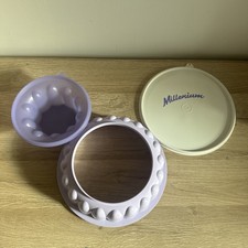 TUPPERWARE Grand Moule à Charlotte Couronne Ø23 cm Violet Comme Neuf (2)