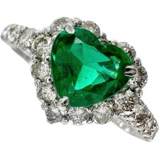 Bague US 6.2 forme coeur