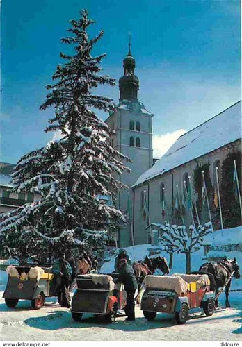 Carte postale mégève - postale,