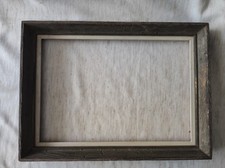 Cadre 5P  Patiné doré feuillure 35 cm x 24 cm frame tableau miroir gravure 