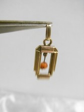 Bijoux pendentif cage plaque - pendentif,