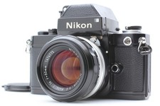 Appareil photo argentique noir "EXC+5" Nikon F2 Photomic Nikkor 50mm f1.4...