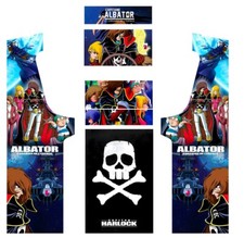 Stickers Albator  pour Borne