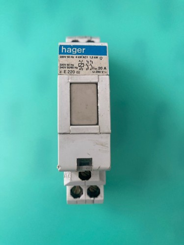 Contacteur 20a 230v hager e220 - 230v,