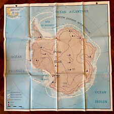 Carte Scolaire Plastifiee Hachette  Pernet Australie/Antarctique Pôle Sud