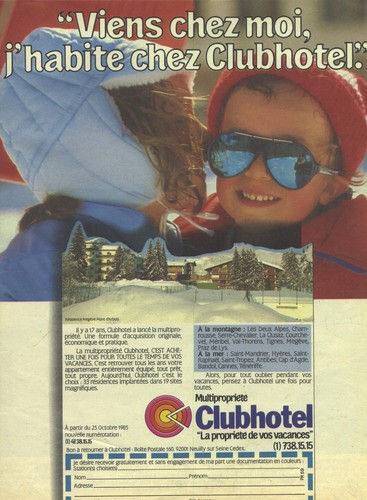 Publicite advertising 1987 - publicite,