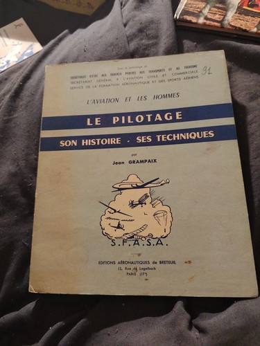 Livre ancien pilotage - ancien, son