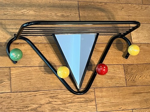 Vintage portemanteau miroir - miroir, 4
