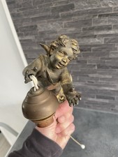 Ancienne Applique Angelot Putti Bronze 