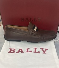 Bally Mocassin Chaussure Man Brun Taille 41 Royaume-Uni 7 Nous 8 (
