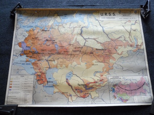 Ancienne carte scolaire - scolaire, urss