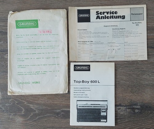 Notice grundig top boy 600 - grundig,