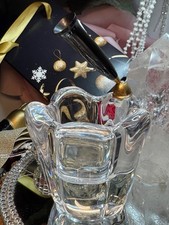 PORTE  STYLO VIDE POCHE PRESSE PAPIER BUREAU SIGNE DAUM CRISTAL