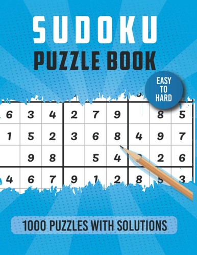 Sudoku puzzle book - puzzle, easy