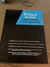 MCINTOSH MC2505 / BROCHURE /
