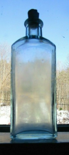 Vintage home oil - oil", blue