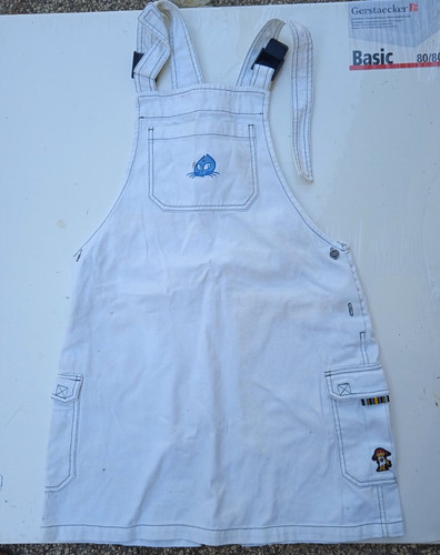 Robe jean blanche - t, xs