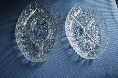 Plats compartiments anciens - plats, à