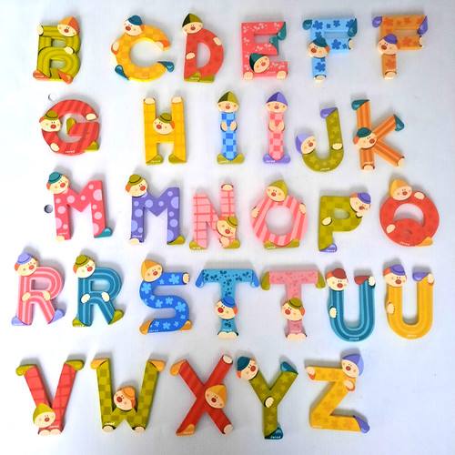 Lettre alphabet bois janod - lettre,