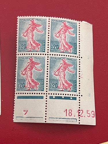 France 1959 lot blocs - france,
