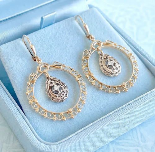 Boucles oreilles orientales - boucles,