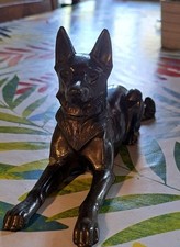 Statuette chien berger - statuette,