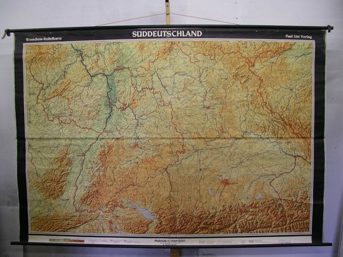 Carte murale scolaire - carte,
