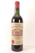  saint-émilion château petit faurie de soutard grand cru classé rouge 1961