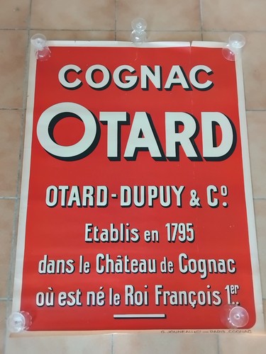 Ancienne affiche cognac otard - cognac,