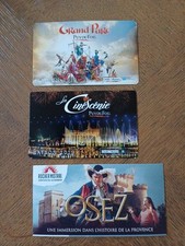 3 Tickets billets usagés Parc