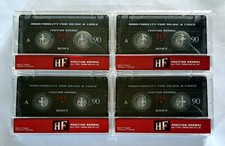 Lot de 4 cassettes stéréo