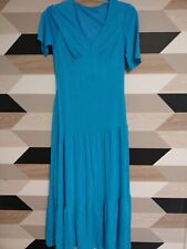 longue robe bleu turquoise
