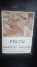 AFFICHE  FOLON  1978   EXPO