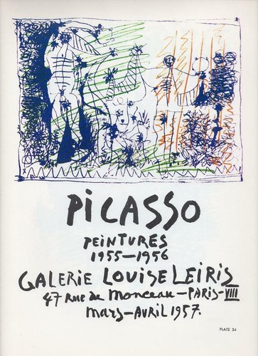 Picasso peintures 1955 par - peintures, 1955/6"