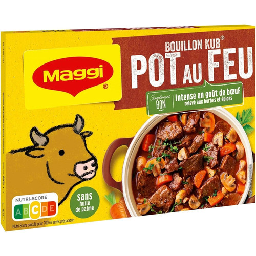 Bouillon kub pot feu maggi - bouillon,