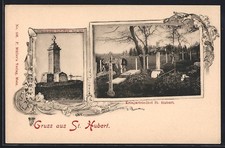 CPA St. Hubert, monument
